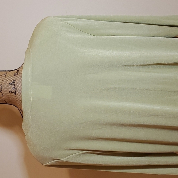 Matana pastel green open front cardigan sz Large - Picture 4 of 7